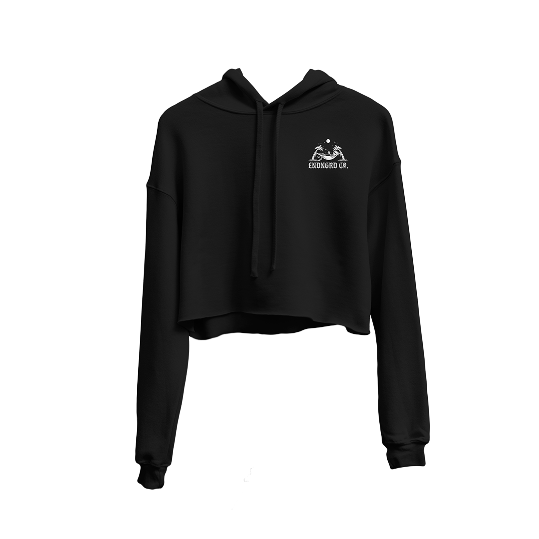 Fuck Your Bad Vibes Women's Cropped Hoodie