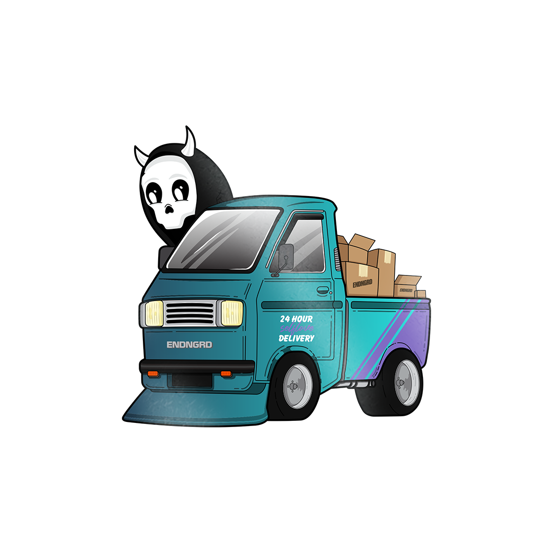 Kawaii Kei Truck Sticker